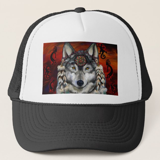 Boné Lobo Cinzento (Frente)