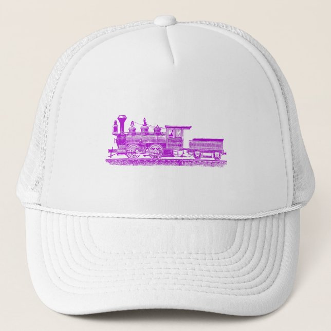Boné Locomotiva 02 - Roxo (Frente)