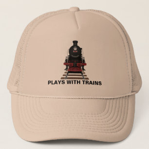 Boné Locomotiva Brinca Com Trens ou Texto Personalizado