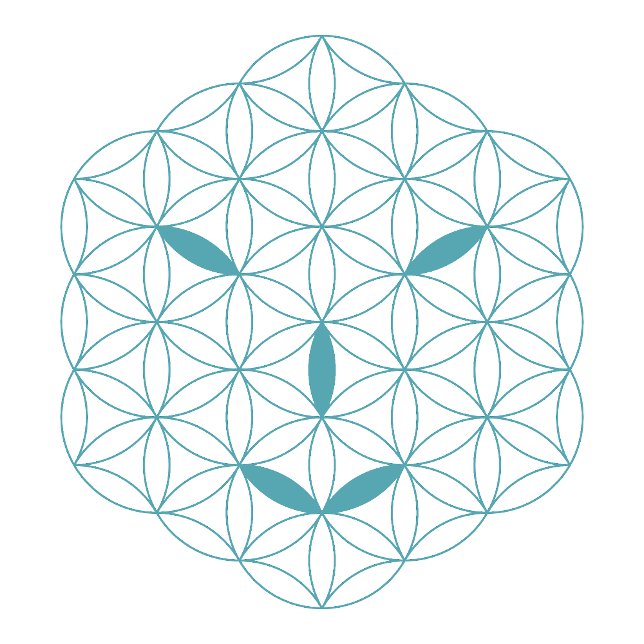 Boné Logotipo 01, ciano/vermelho (Sacred Face - Arcturian)
