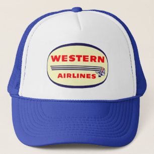 Boné Logotipo antigo da Western Airlines