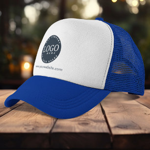 Boné Logotipo comercial e funcionários da empresa no si