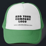 Boné Logotipo comercial e site na web Novos funcionário<br><div class="desc">Adicione seu logotipo de marca e endereço de site a este chapéu bonito que é perfeito para anunciar passivamente sua nova empresa ou sua empresa estabelecida. Perfeito para feiras comerciais ou áreas de exposição e recepção para funcionários e clientes usam Disponível em outras cores. Nenhuma quantidade mínima de ordem e...</div>