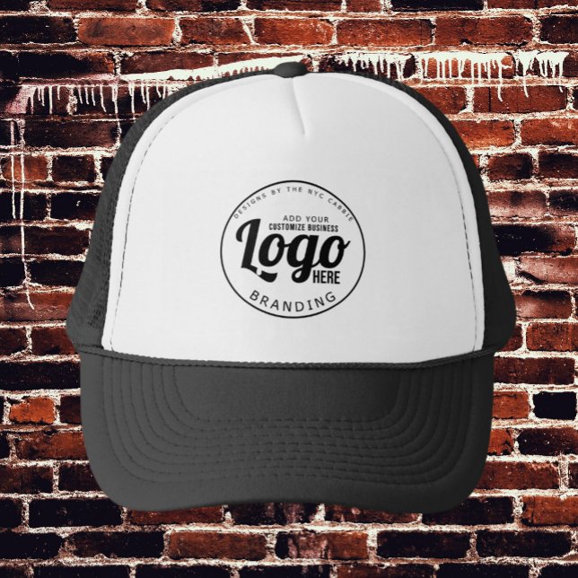 Boné Logotipo comercial personalizado Empresa Funcionar (black custom logo hat)