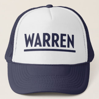 Boné Logotipo da campanha presidencial Elizabeth Warren