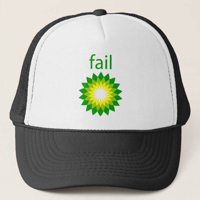 Boné Logotipo da falha do derramar de óleo de BP (Frente)