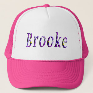 Boné Logotipo de Brooke Floral Purple