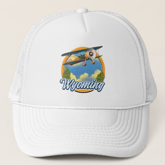 Boné logotipo de desenho animado de Wyoming (Frente)