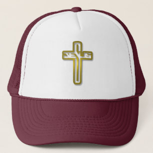 Boné Logotipo de Jesus no ouro