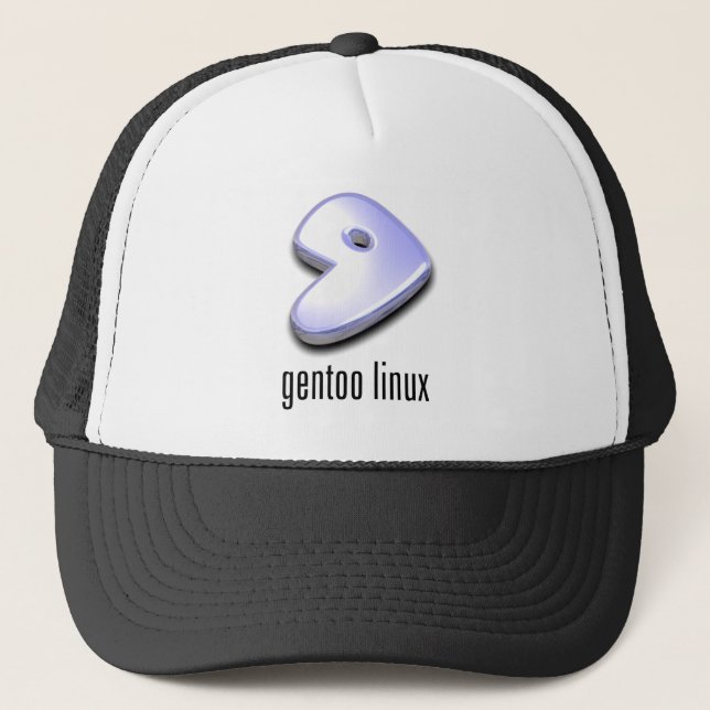 Boné logotipo de Linux do gentoo (Frente)