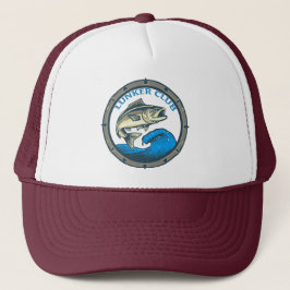 Boné Logotipo de Pesca "Clube Lunker"
