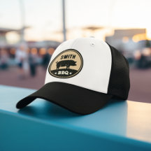 Logotipo de Porco Preto Tan do CHURRASCO de Vintag