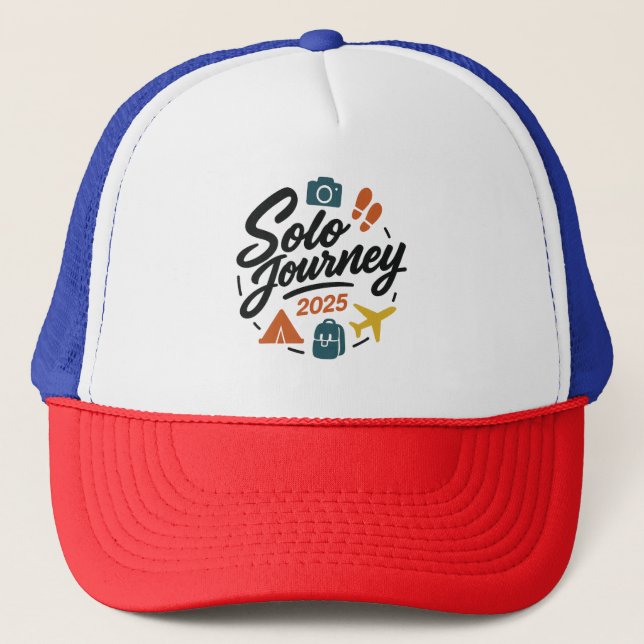 Boné Logotipo de risco Solo Journey 2025 (Frente)