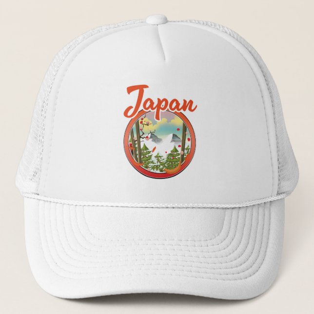 Boné logotipo de viagem Japão (Frente)