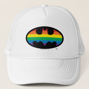 Boné Logotipo do Batman Rainbow