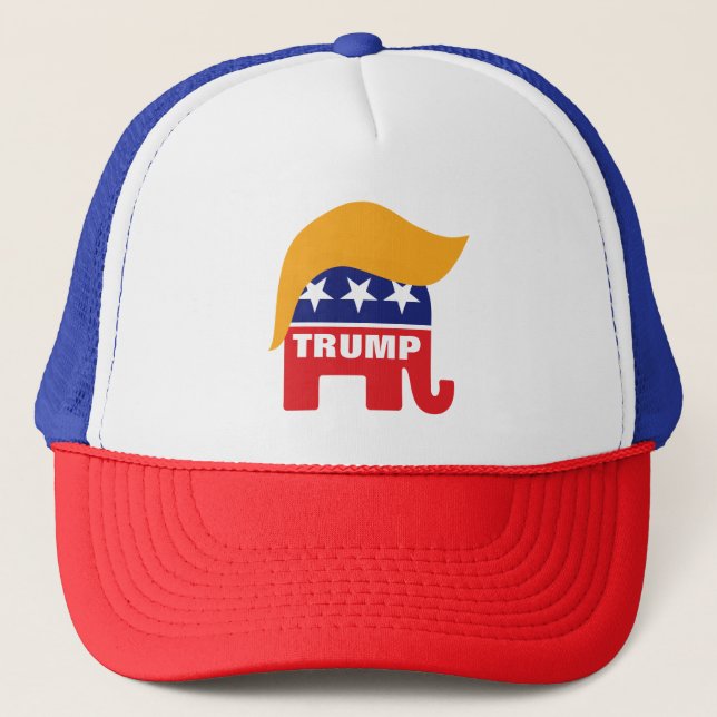 Boné Logotipo do Elefante Republicano Donald Trump (Frente)