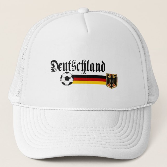 Boné Logotipo do futebol da alemanha grande (Frente)