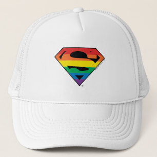 Boné Logotipo do Super-Homem Rainbow