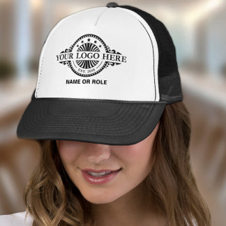Boné Logotipo e Promocional de texto personalizados