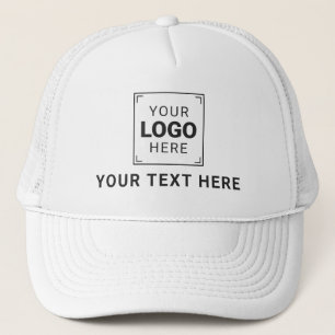 Boné Logotipo e Texto Empresarial Profissional Personal