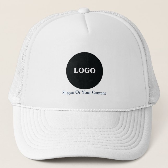 Boné Logotipo Empresarial Personalizado – Adicione seu  (Frente)