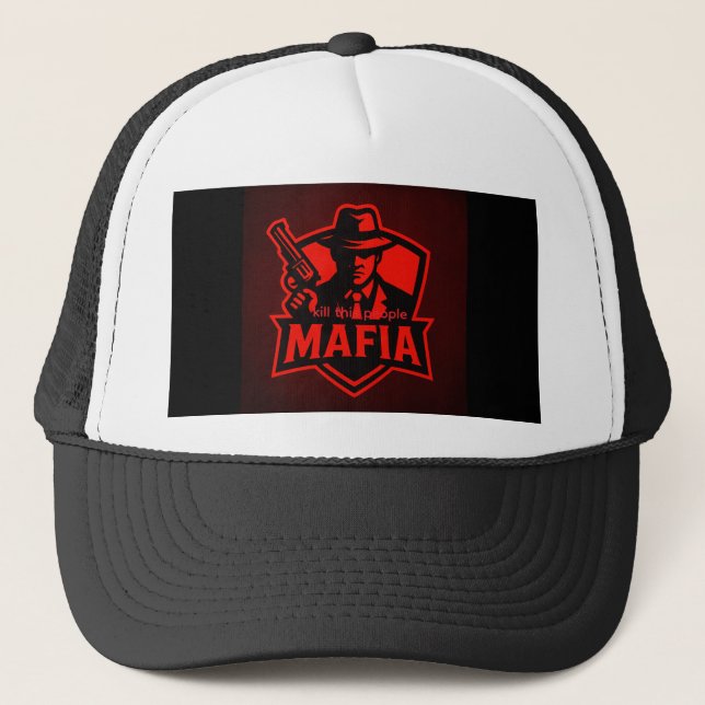 Boné logotipo mafia (Frente)