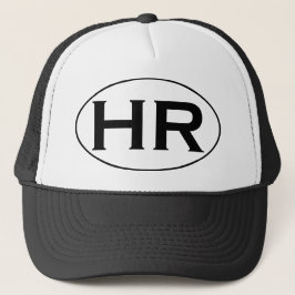 Boné Logotipo oval preto e branco da hora Hampton Roads