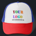Boné Logotipo personalizado da empresa e Modelo de capa<br><div class="desc">Cores e fontes personalizadas - Design seus próprios chapéus personalizados com o logotipo da sua empresa e o Promocional de texto, presentes no Boné de negócios / Baseball - Adicione seu logotipo / imagem ou código QR - Foto / e site ou nome / informações / texto personalizado / Mais...</div>