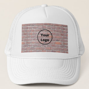 Boné Logotipo personalizado muralha marrom