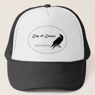 Boné Logotipo preto e branco da Cidade dos Corvos