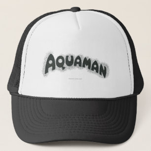 Boné Logotipo Preto Grunge Aquaman
