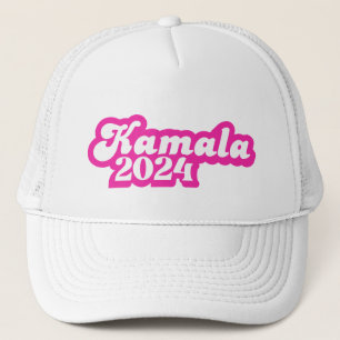 Boné Logotipo rosa feminino Kamala Harris 2024