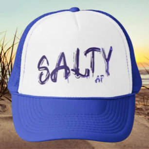 Boné Logotipo "Salty AF" Blue Twilight