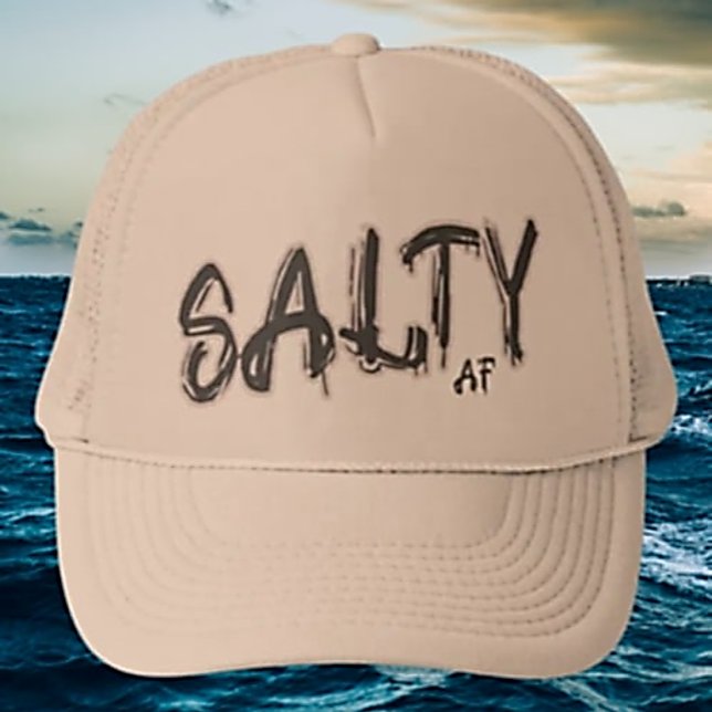 Boné Logotipo "Salty AF" Sandy Beach (Criador carregado)