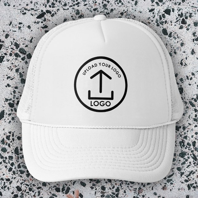 Boné Logotipo simples para profissionais modernos (Simple Modern Professional Business Logo Trucker Hat)