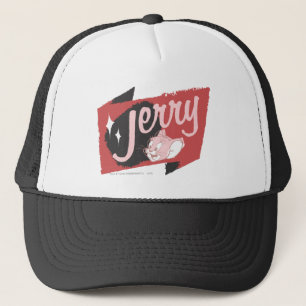 Boné Logotipo vermelho e preto de Jerry