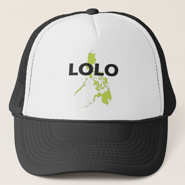 Boné Lolo sobre o mapa de Filipinas (Frente)