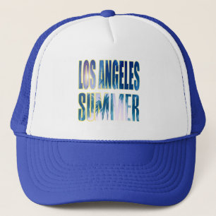 Boné "Los Angeles Summer Letter Blue" Chapéu