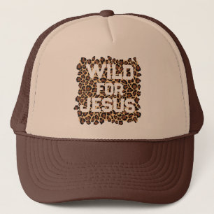 Boné Louco Por Jesus - Impressão De Leopardo