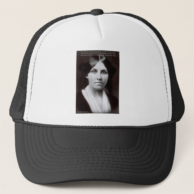 Boné Louisa May Alcott & Presentes de Citações "Propósi (Frente)
