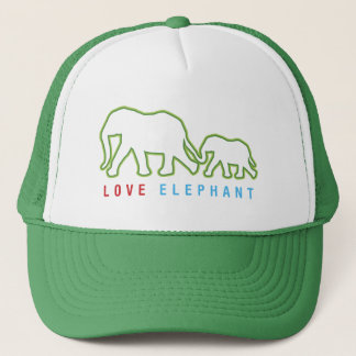 Boné Love Elephant