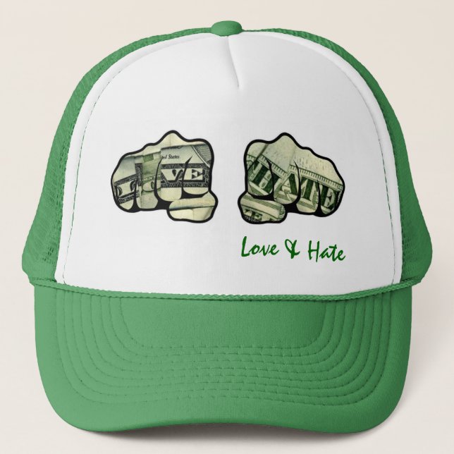 Boné love & hate (Frente)