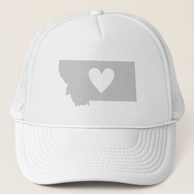 Boné Love Montana Shape Cinza Heart Cutout Montanan (Frente)
