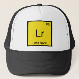 Boné Lr - Símbolo de Elemento de Química de Vamos - T