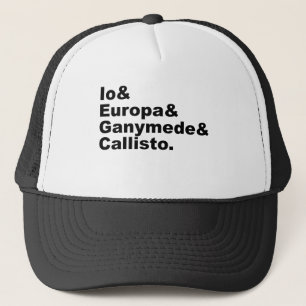 Boné Luas Galileu   Io Europa Ganymede Callisto