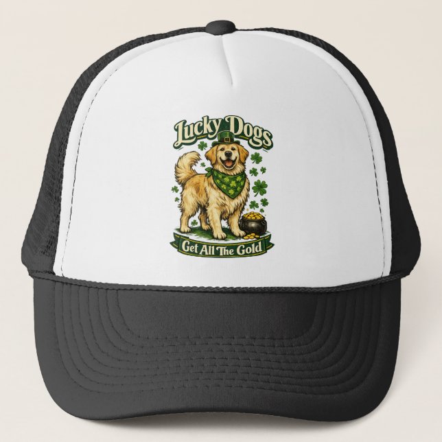 Boné Lucky Dogs Get All The Gold St Patricks Cap (Frente)