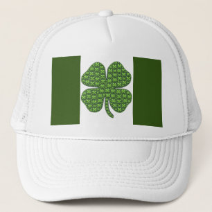 Boné Lucky Irish Clover Flag Trucker Hat