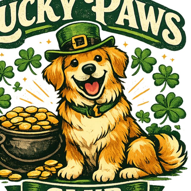 Boné Lucky Paws Club St Patricks Day Cap (Criador carregado)