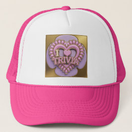 Boné Luxe I Heart Trivia Pink Hat
