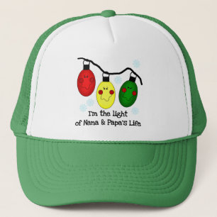 Boné Luz dos Camisetas e Presentes de Nana e Papa